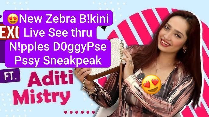Aditi Mistry New Zebra Bikni SneakPeak Premium Live Video