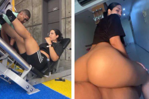 Indian Demanded NRI Rough Doggy Sex After Finished Gym Work