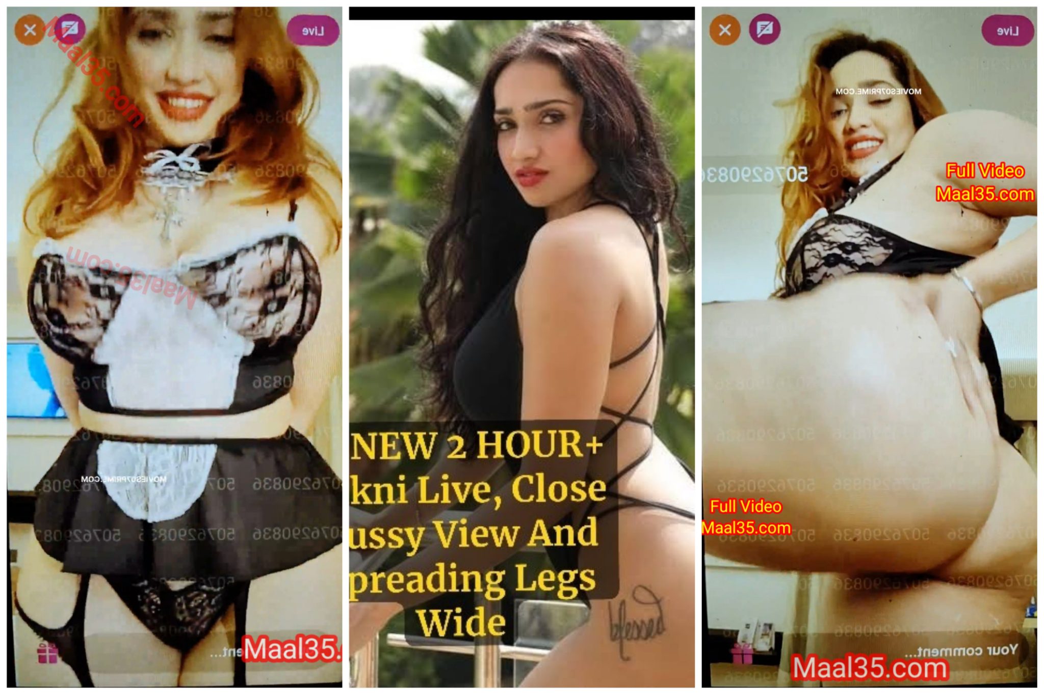Aditi Mistry Latest Live   Video Transparent Bikni Live