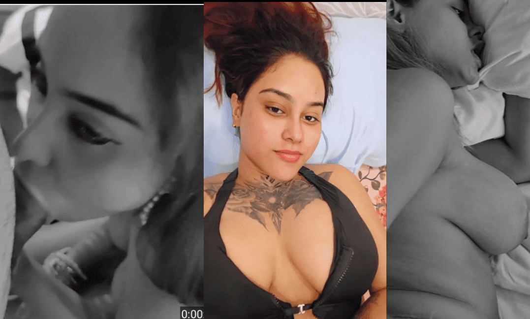 Famous Instagram Model Shinjini Chakraborty Giving Blowjob To Her Boy friend And Fucked Hard By Him