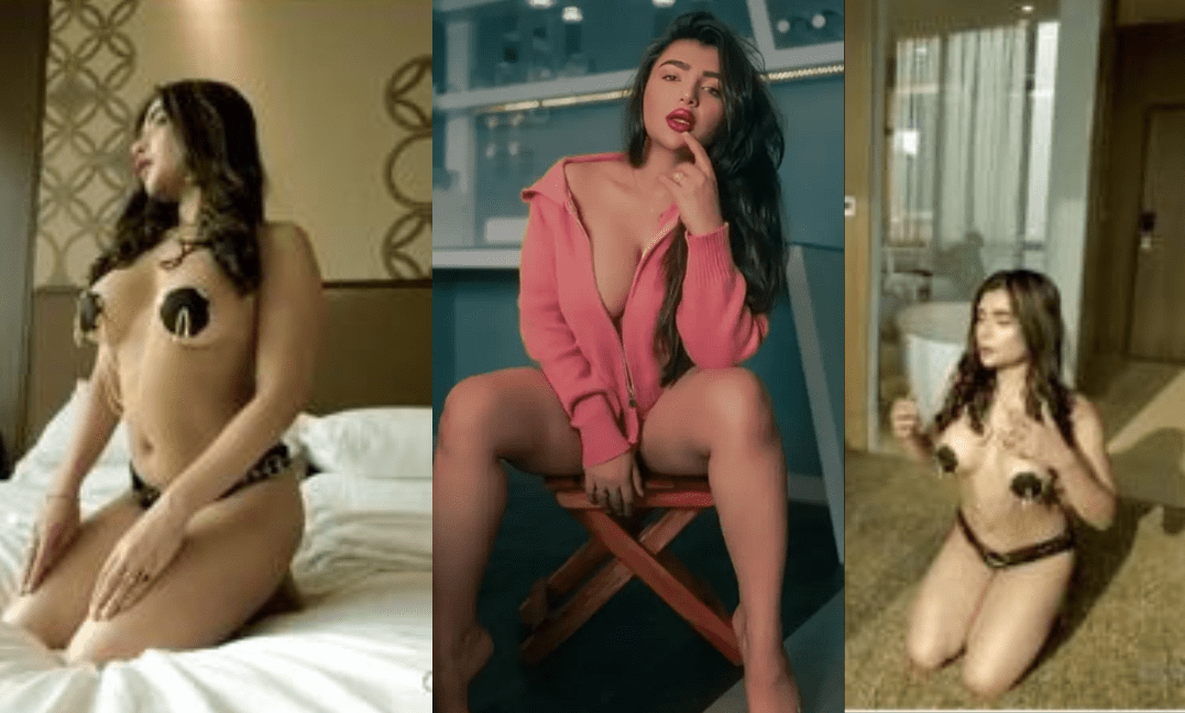 Famous Sexy Model Aditi Kohli Teasing In Black See Through Bikini With Horny Moves In Exclusive Clip