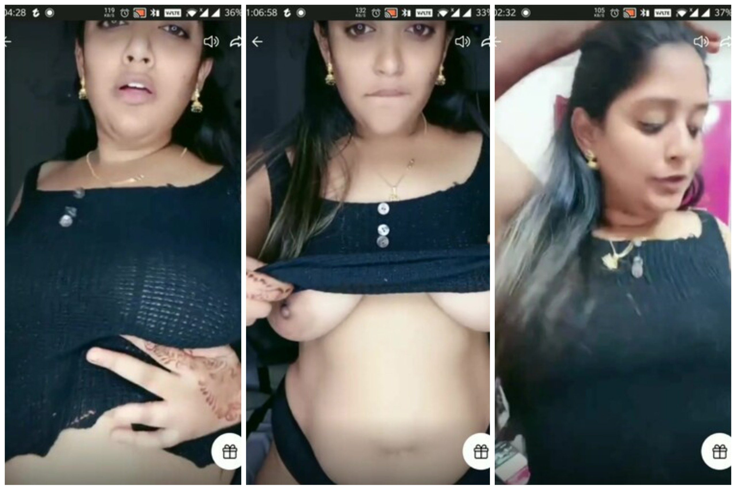 Super Sexy Tango Telegu Model Flashing Tits ANU