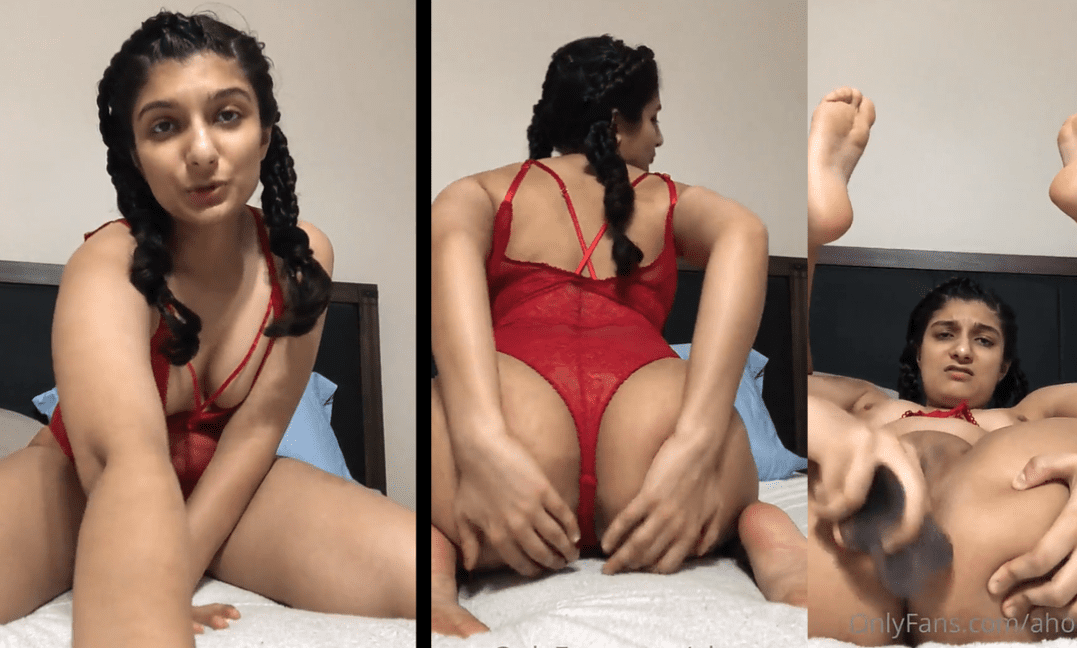 PAKISTANI ONLYFANS MODEL AHORNYPAKI SOLO DILDO HER PUSSY & MASURBATE WITH MESSAGER 2 HD VIDEOS