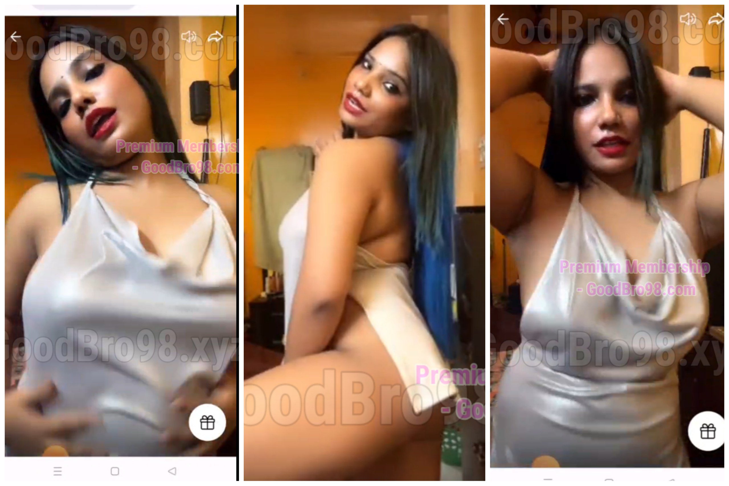Super Cute Tango Model Dancing Without Bra On Tango Live