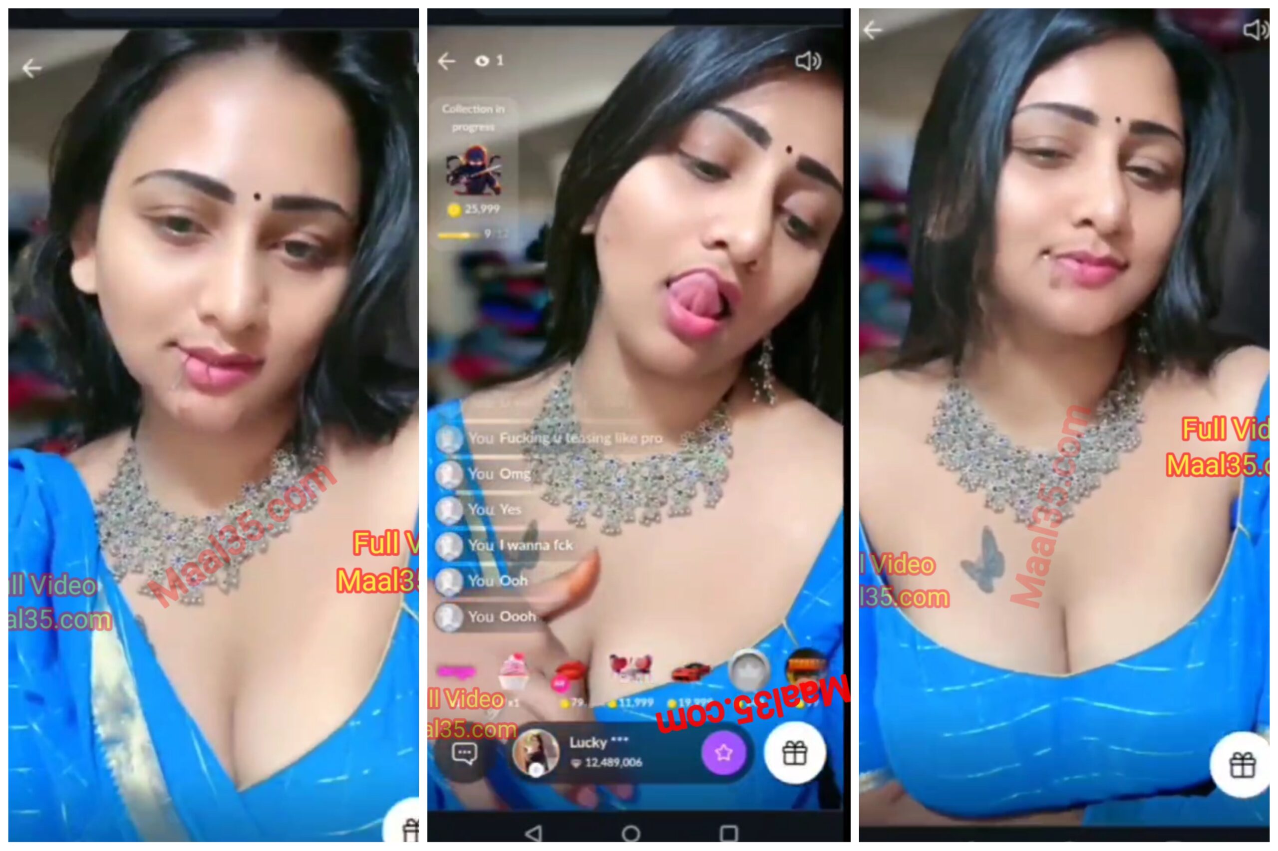 Super Hot Bhabhi Teasing On Premium Private Tango Live