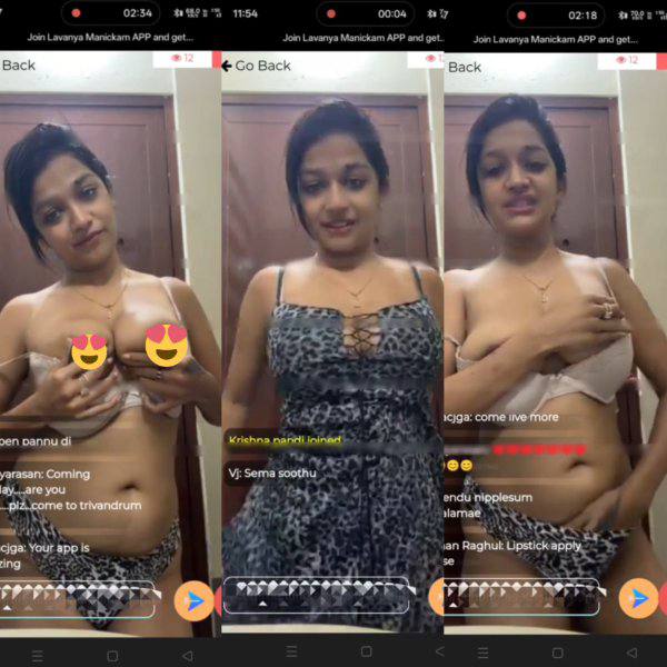 Model Lavanya manickam Nude and Squirt in Live chat -Exclusive