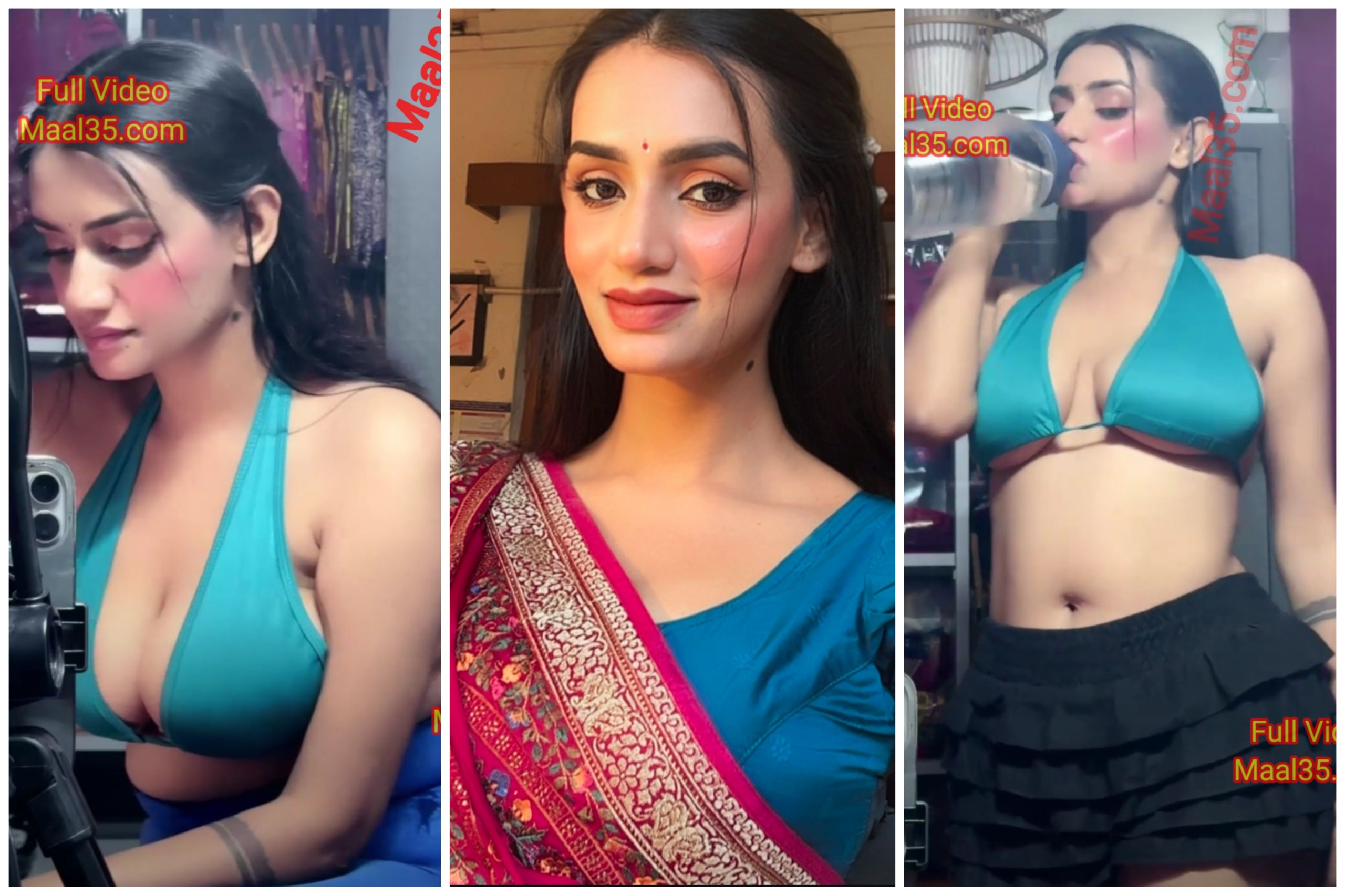 Kathakali Chauhan Ass Tease Premium Closeup Live