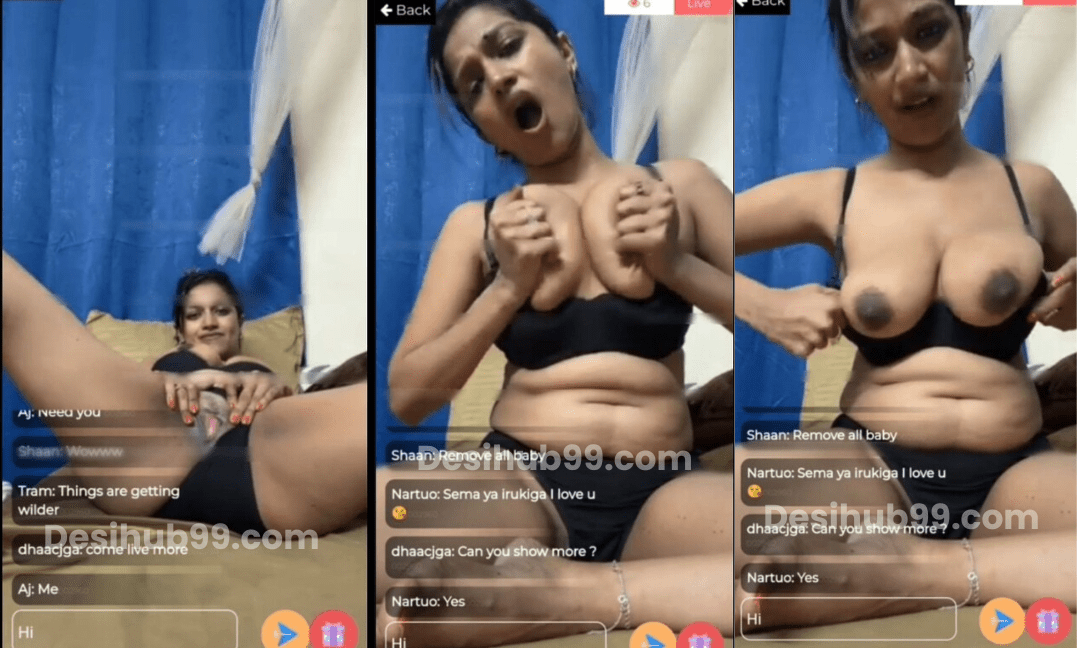 Tamil Actress Lavanya Manickam Premium Live Show | Fingering