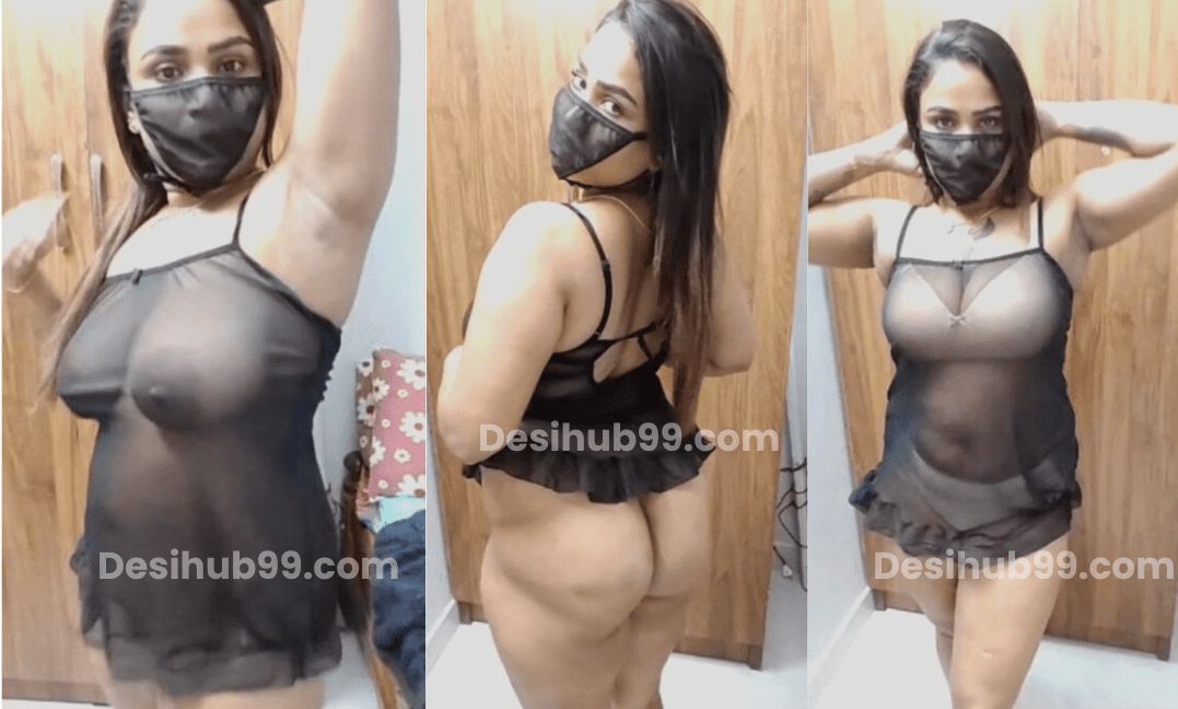 unknown model showing her moves on tango