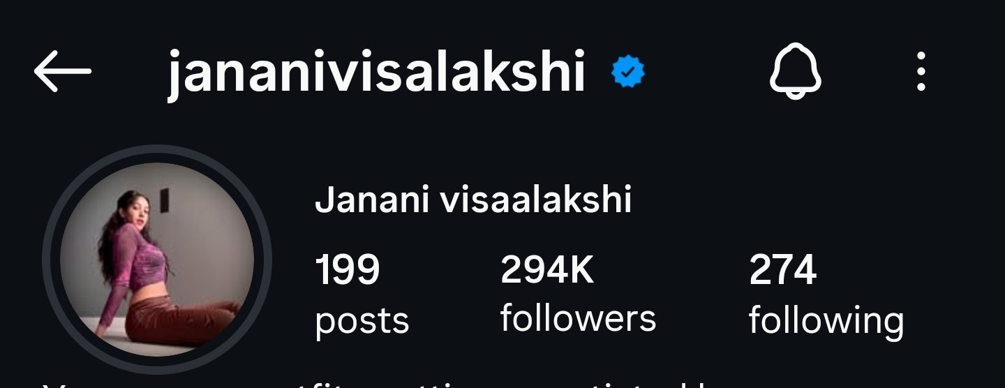 Janani Visalakshi Instagram Premium Exclusive Content