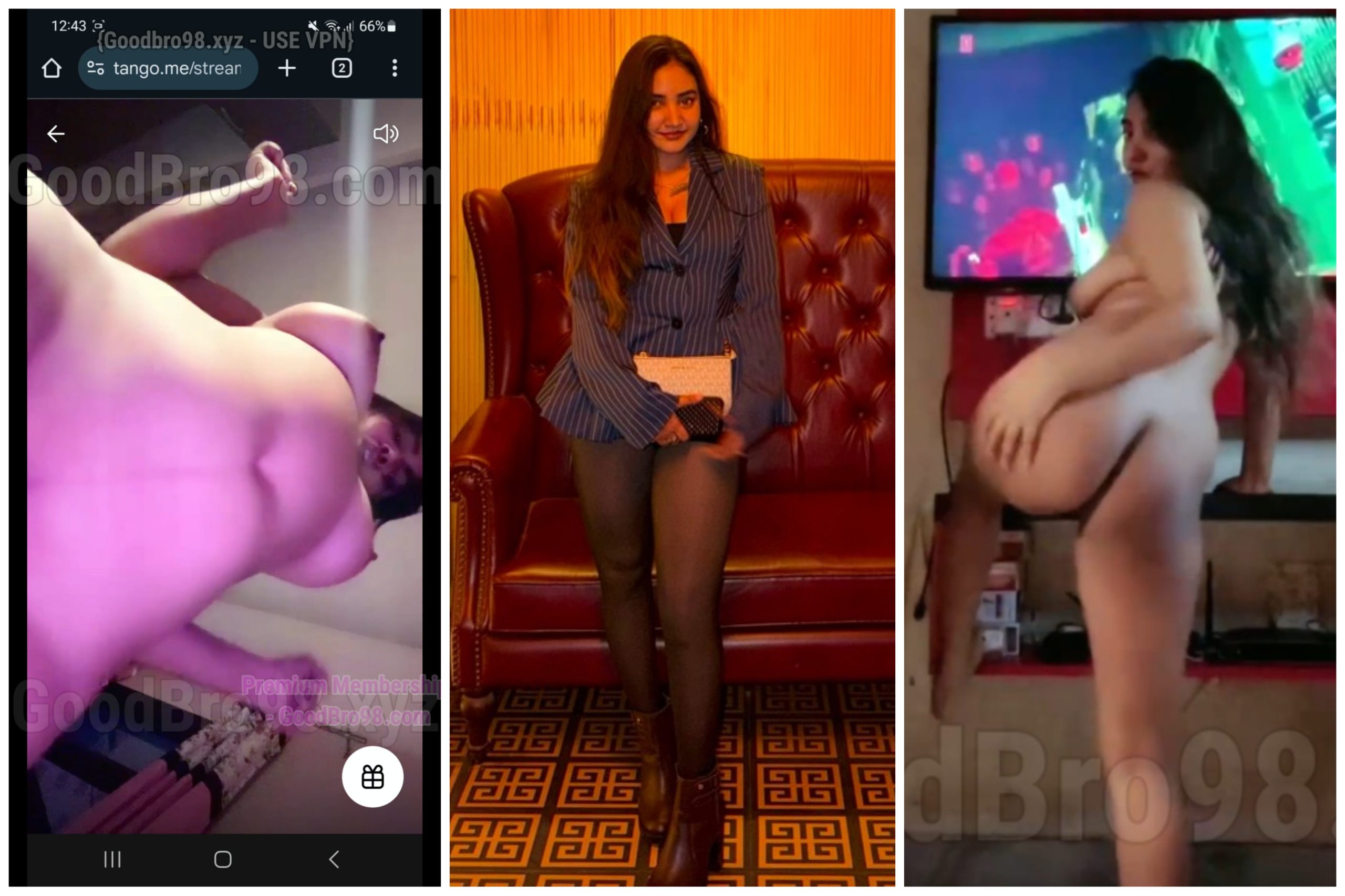 Senorita Tango Premium Full Nude Bitch Pulling Nipples