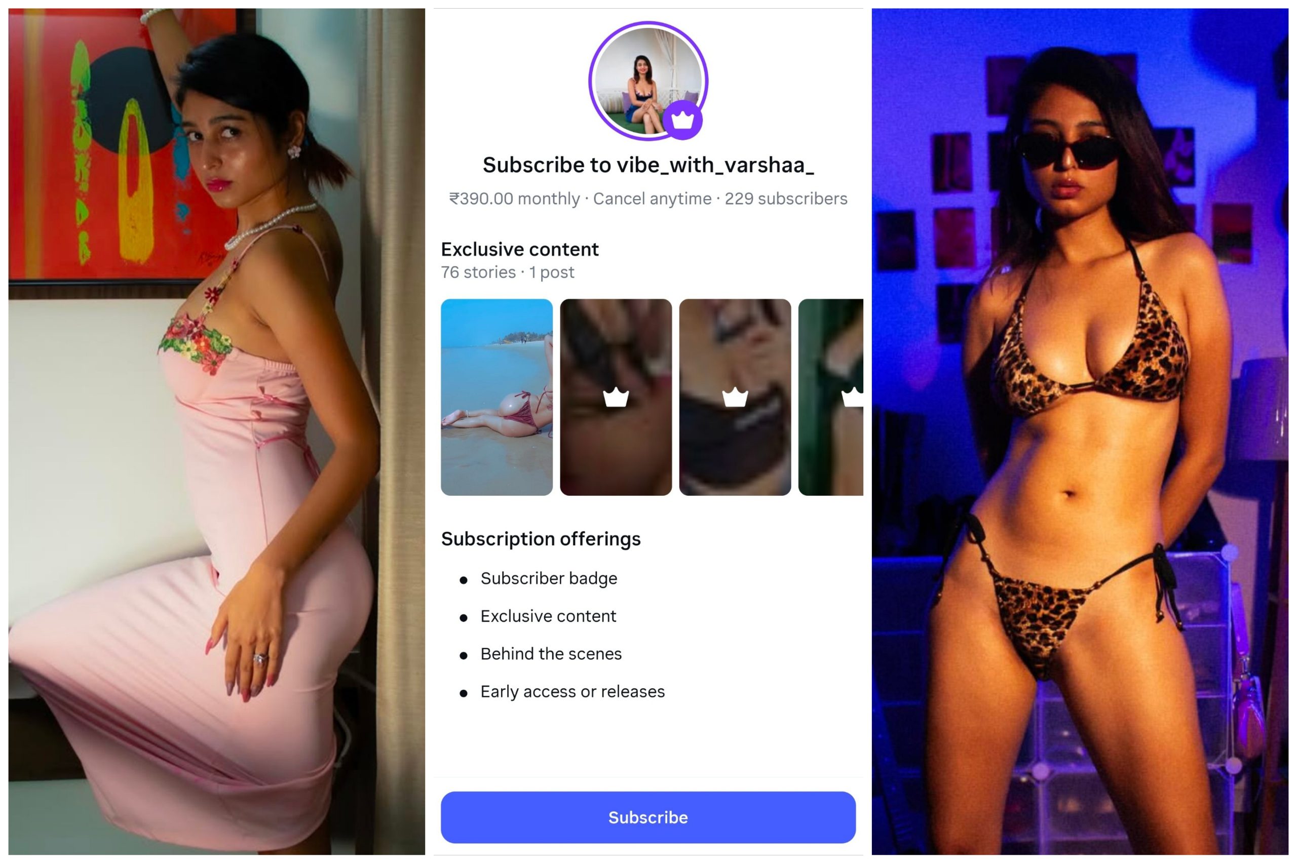 Super Hot Model Vibe With Varsha Insta EXCLUSIVE PAID