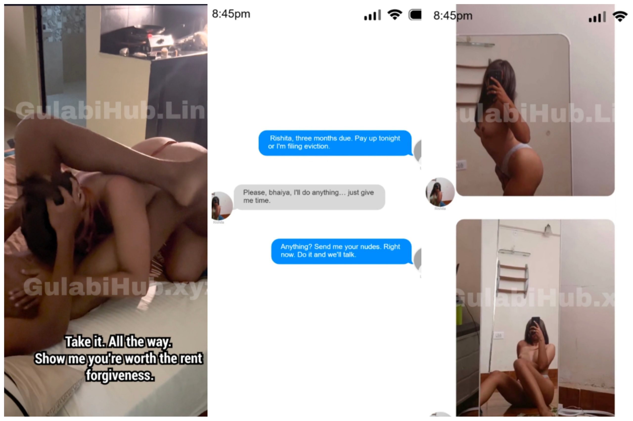 Gagged My Tenant As She Was Unable To Clear Rent