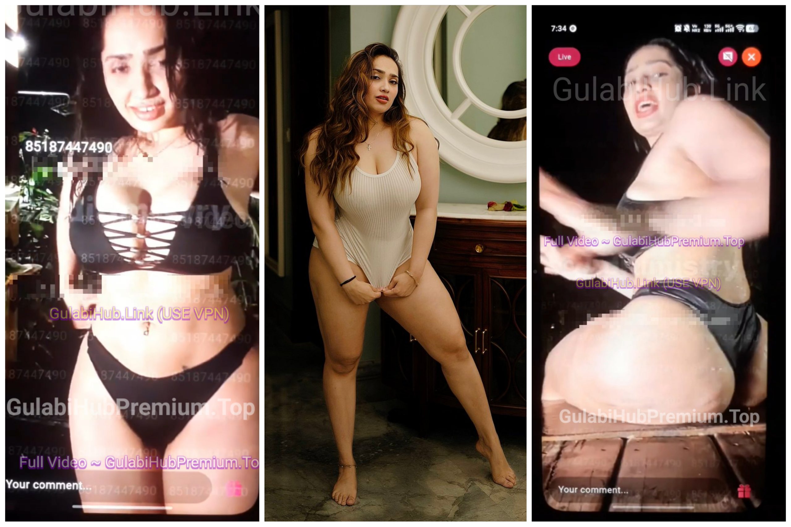 Aditi Mistry Unseen Black Bikni Premium Pool Live