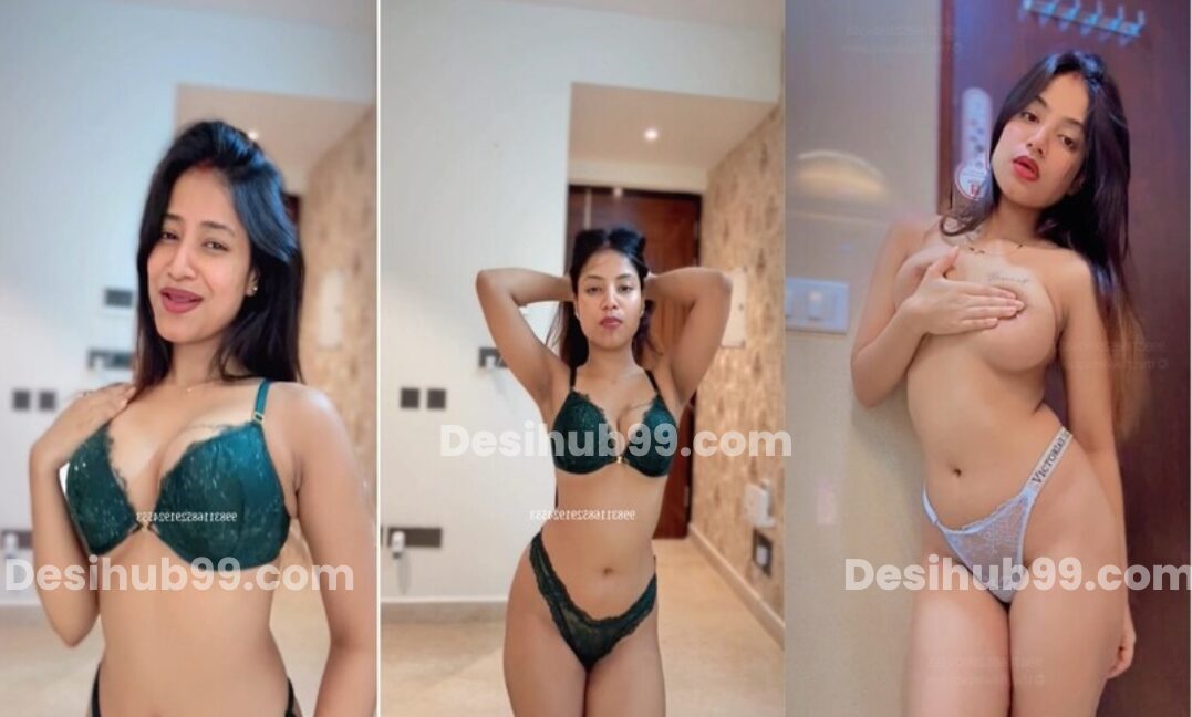 Insta model Brishti Samaddar latest private app 2 Clips Update