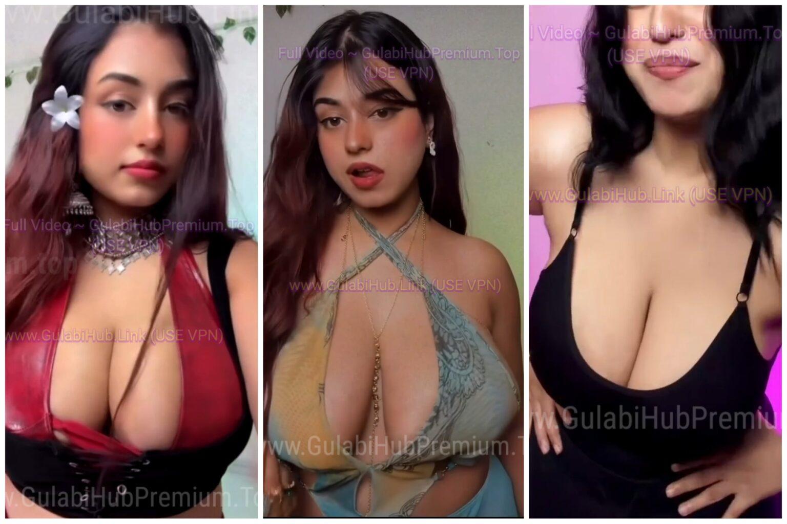 Tushikha Goswami Famous Insta Celeb Boobs Exclusive Videos Merged In One