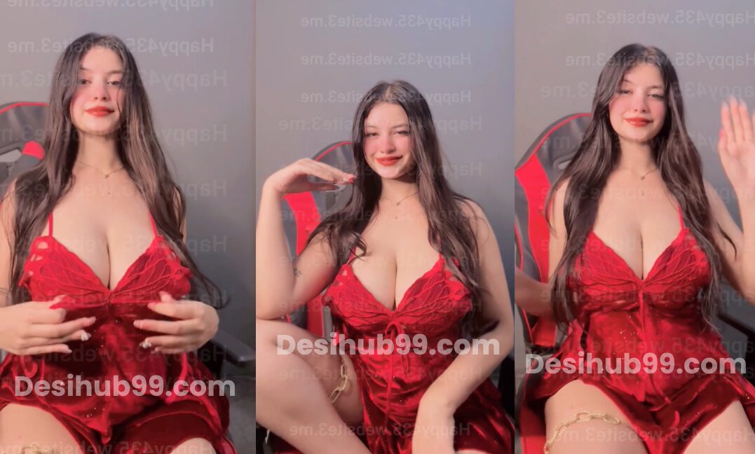 Shanaya Katiyan New Exclusive Red Lingerie Deep Cleavage PREMIUM VIDEO! 🥵🥇