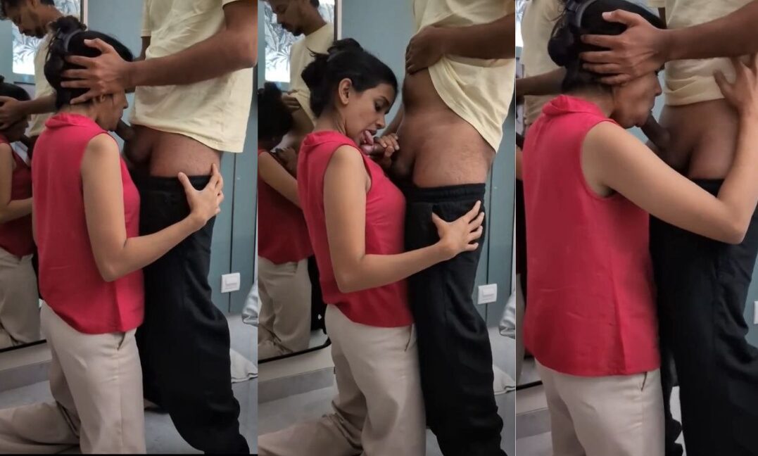 Horny Bhabhi Cheating Sucking Office Colleague Cock