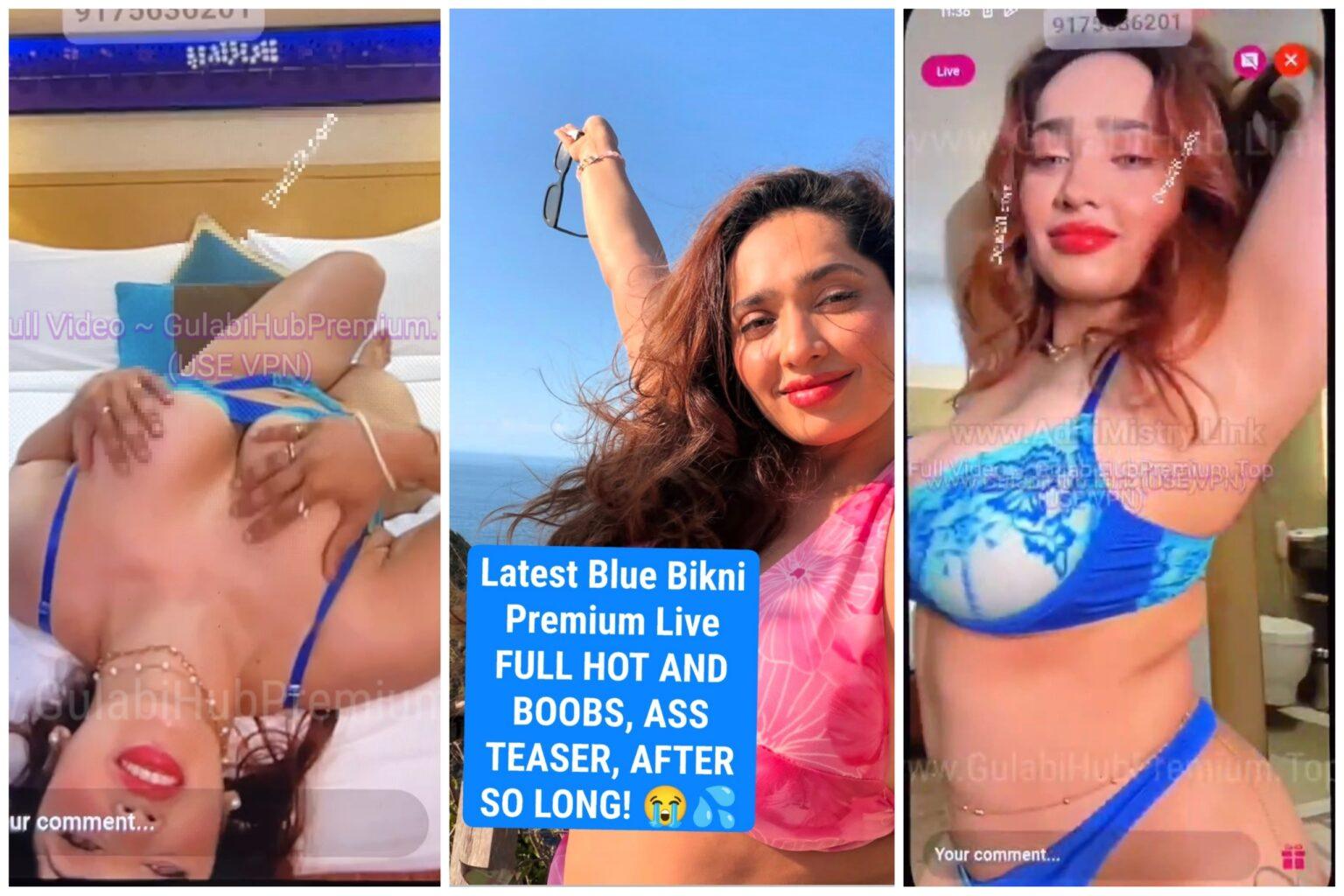 Aditi Mistry Exclusive Live In Blue Bikini Full Sexy And Hot Chinaar Boht Time Baad Aayi Hain