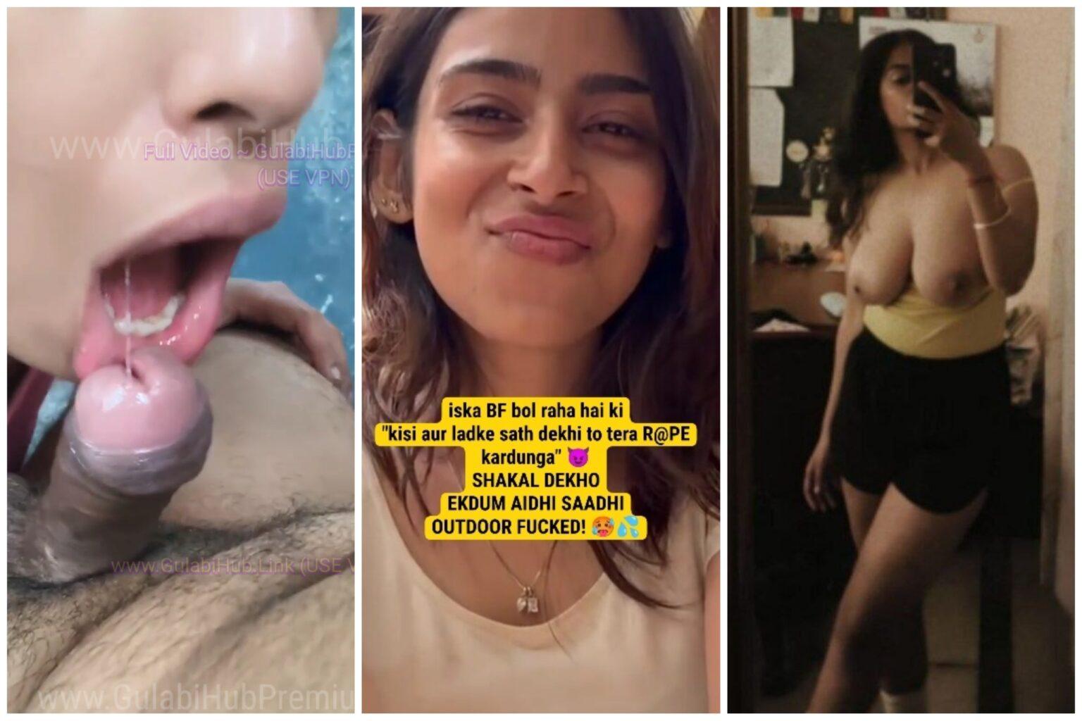 “Kisi Aur Ke Sath Dikhi To R@pe Kardunga” Ye Bolke Khule Mein Choda Bechari Ko Pics+Videos Merged In One