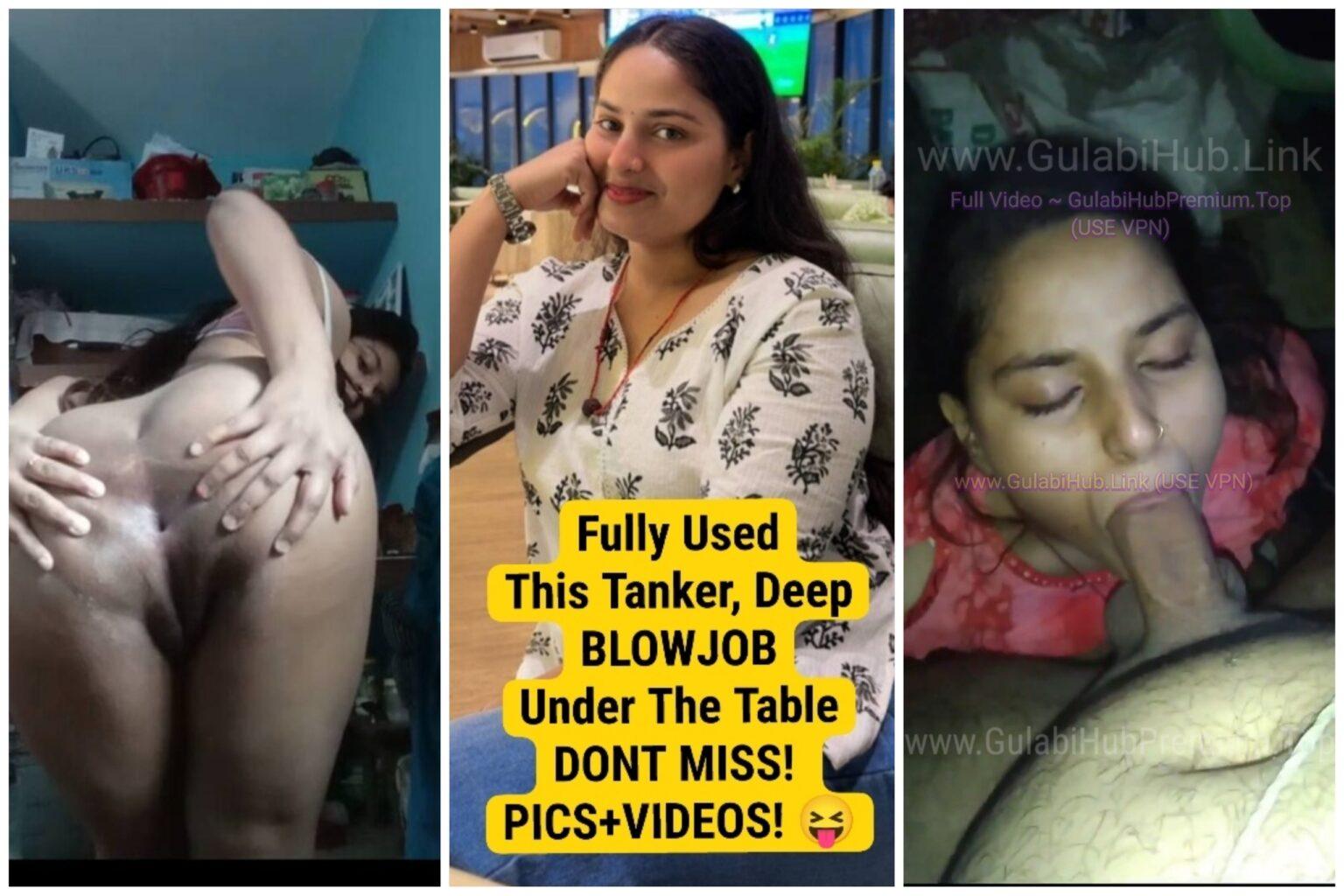 Tanker Bitch Bas Asshole Dekhna Iske Bf Ko Table Ke Niche Poora Lund Dediya Moo Mein