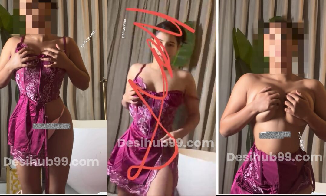 Lucky Rajor Nude App latest in Pink dress