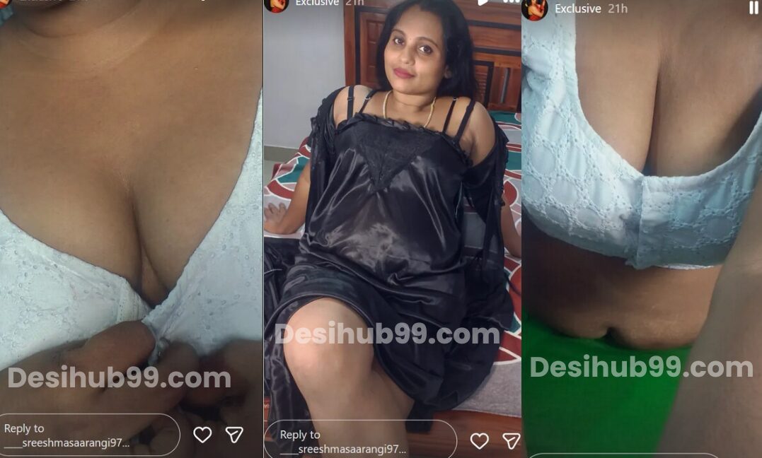 Mallu Insta Hot House Wife Sreeshma Sarangi Exclusive_Deep Navel, Cleavage & Hairy Armpit