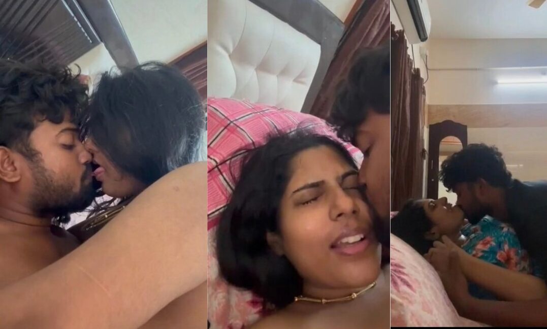 Mallu horny couples romance kissing and spitting her face update video